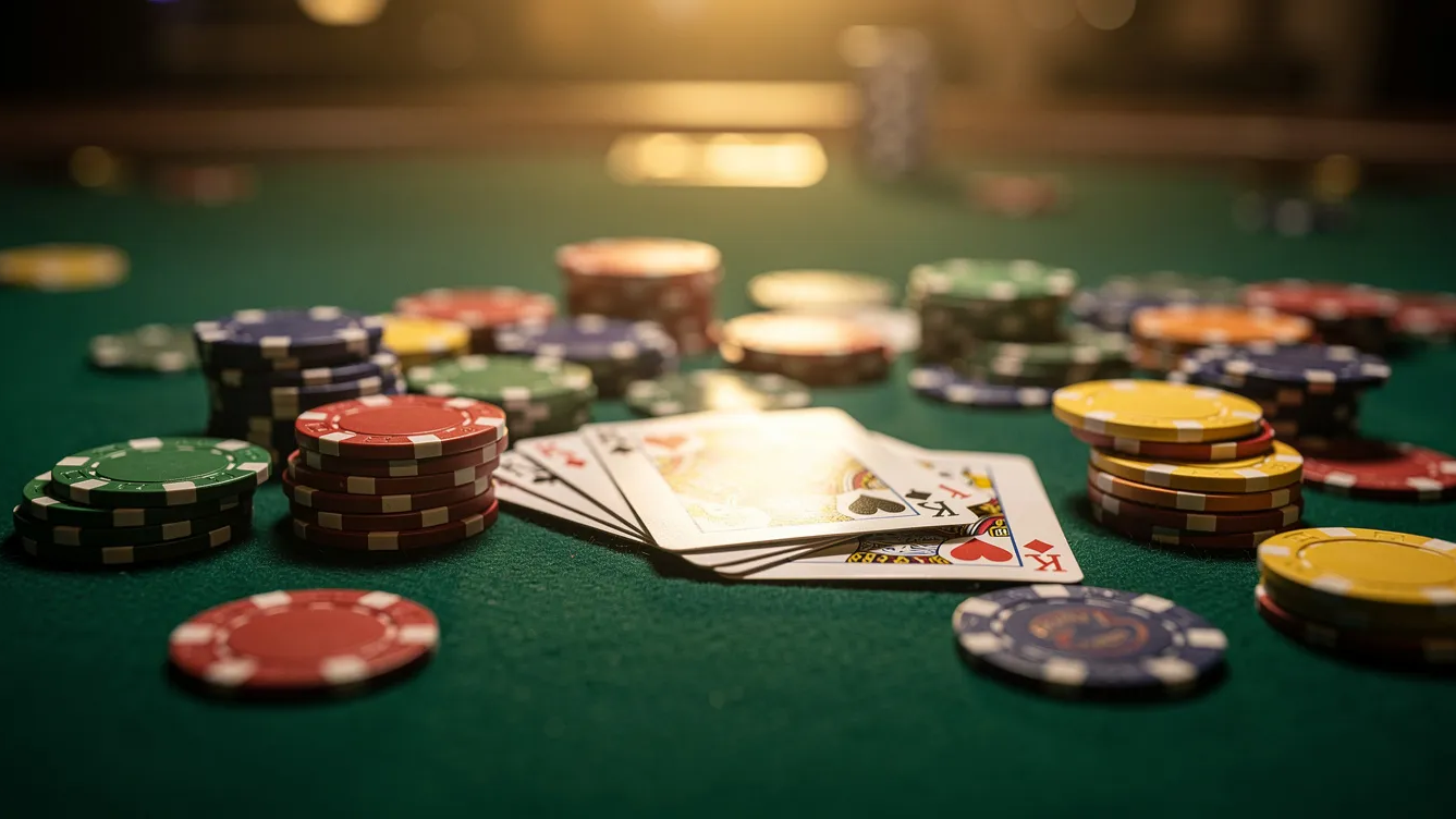 Poker, Blackjack und Baccarat sind Standard in Online Casinos.